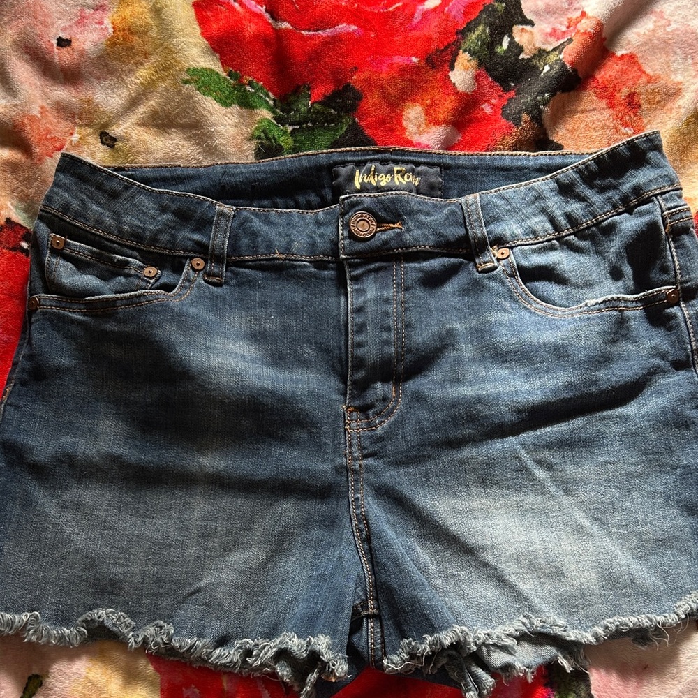 Indigo Rein  Women's Blue Denim Shorts
